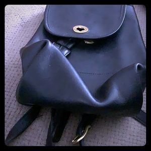 Vintage Coach mini back pack purse